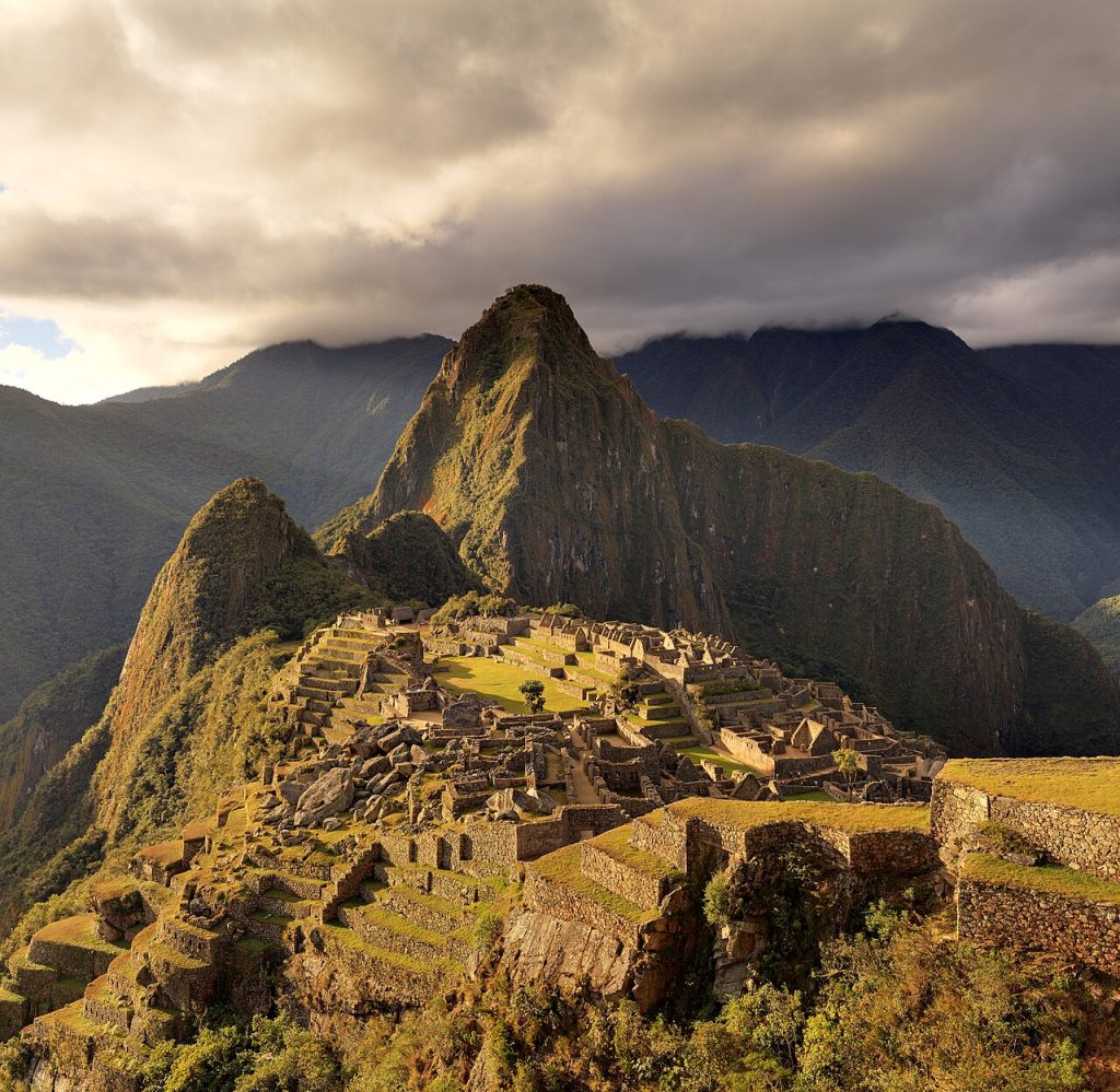 Machu Picchu, Peru: a twilight view, June 2009.