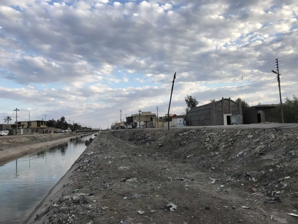A channel in the wetlands of southern Iraq, 2019.