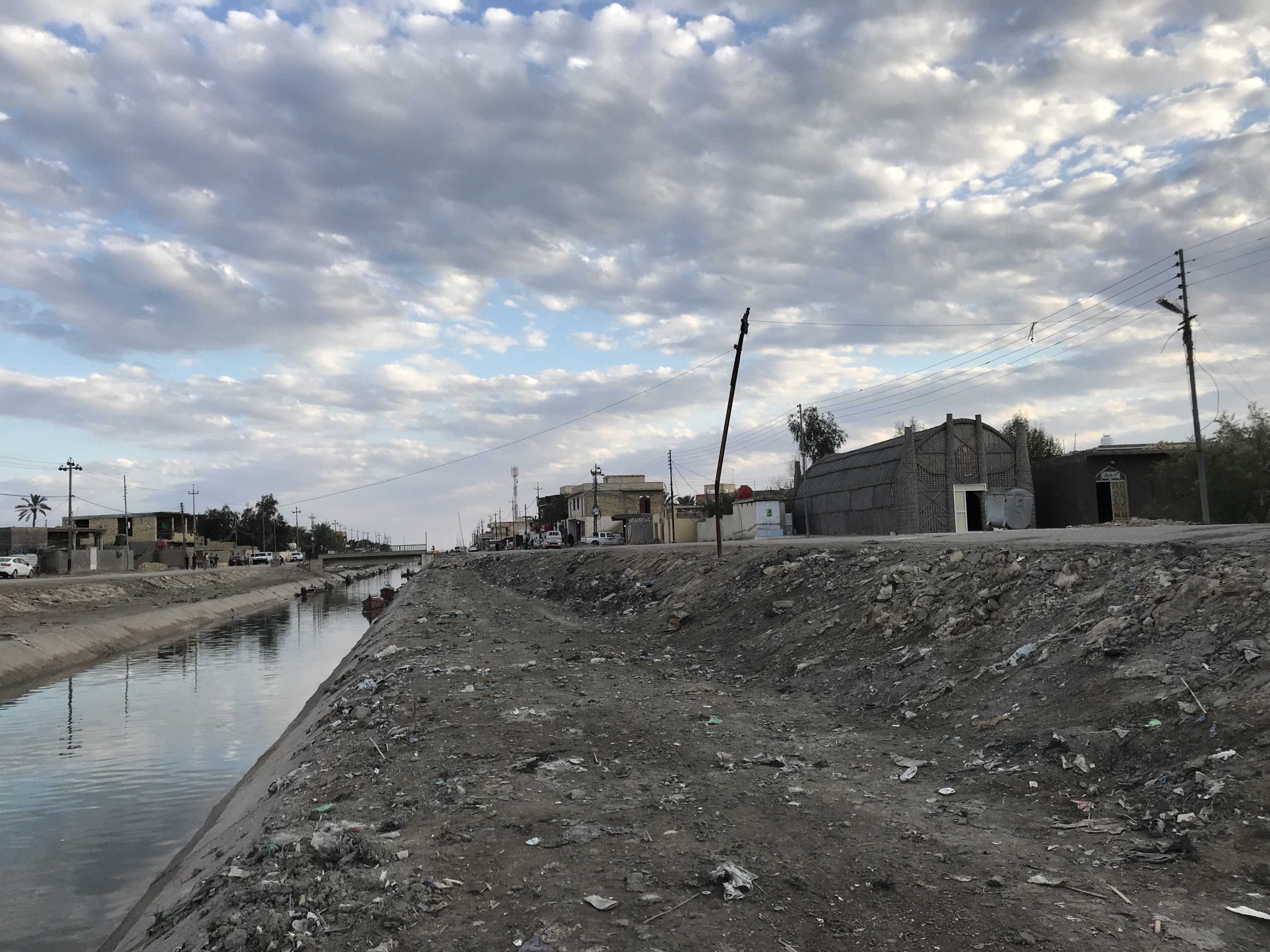 A channel in the wetlands of southern Iraq, 2019.