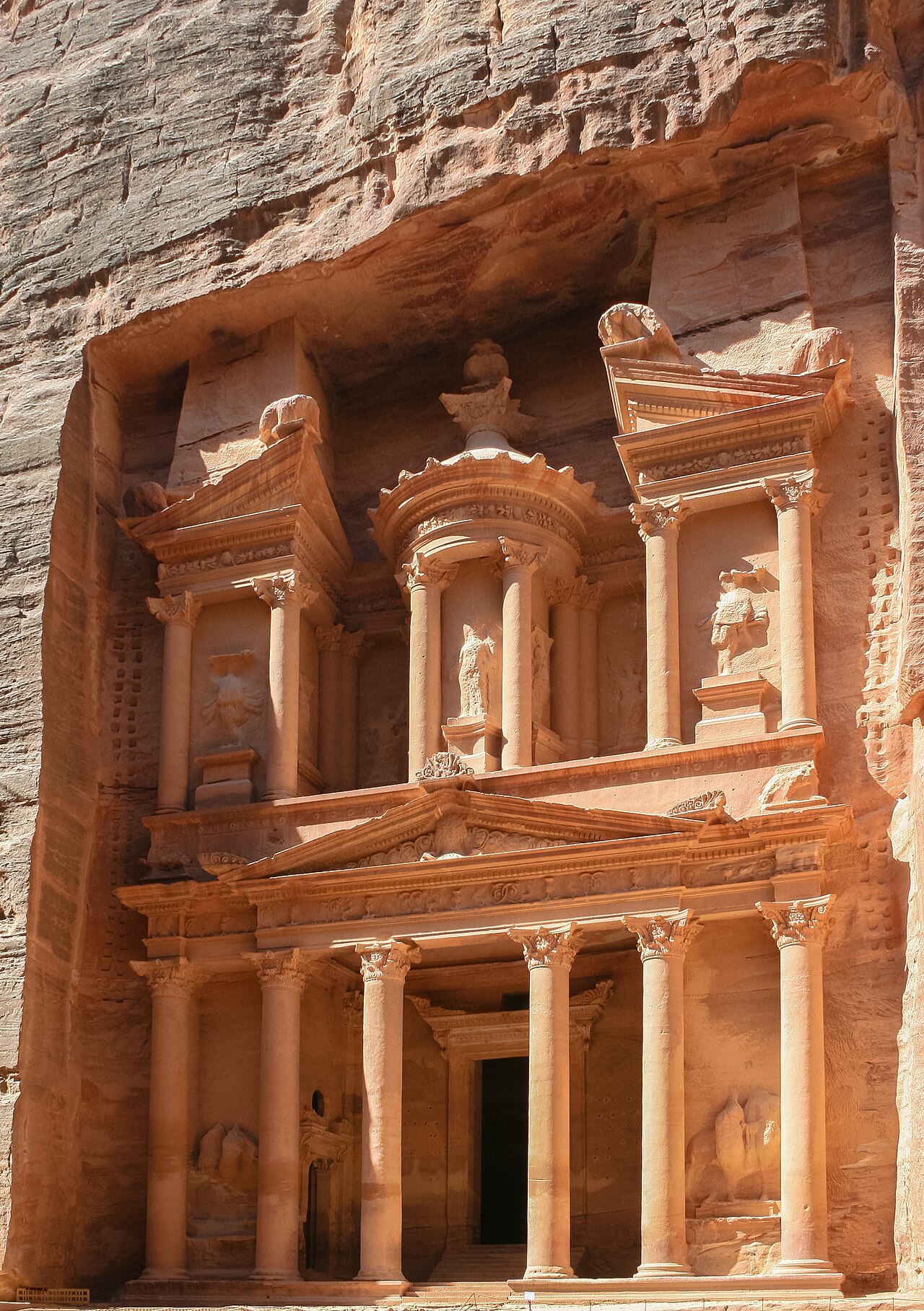 Petra, Jordan: the Treasury facade.